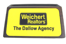 Walnut Desk Business Card Holder