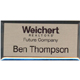Ultimate Silver Square Frame Badge with Stacked Logo