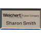 Ultimate Silver Square Frame Badge with Horizontal Logo