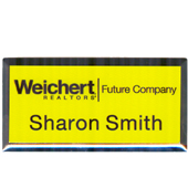 Ultimate Silver Square Frame Badge with Horizontal Logo