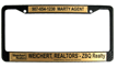 Black License Plate Frame