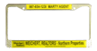 Silver License Plate Frame